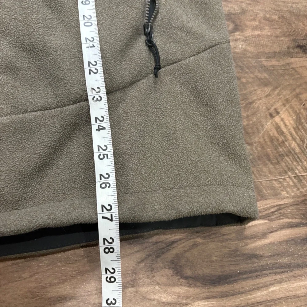 Vintage Y2K The North Face Fleece Jacket Mens L Olive Green Full Zip Gorpcore